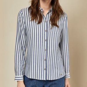 Ted Baker London Norona Stripe Point Collar